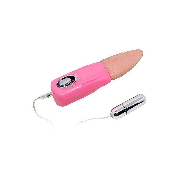 Vibrador em Formato de Língua Tongue Massager