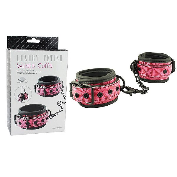 Luxury Fetish - Algema com Corrente e Fivelas 30 cm - Aphrodisia