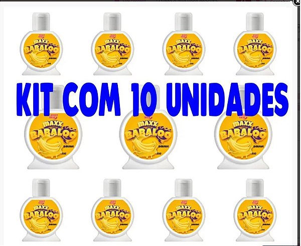 Maxx Babaloo gel comestível banana para oral-10 unidades