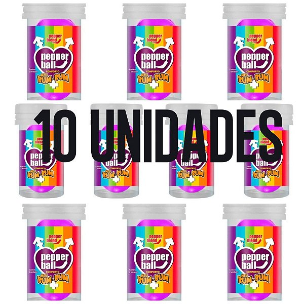 Pepper ball meu bumbum conforto 10 unidades
