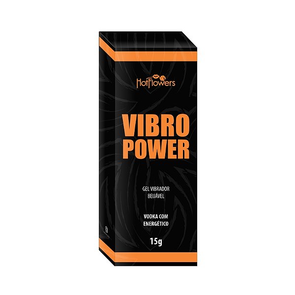 VIBRO POWER - GEL VIBRADOR BEIJÁVEL VODKA COM ENERGÉTICO