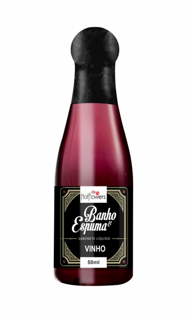Sabonete Liquido Banho e Espuma Vinho 50 ml