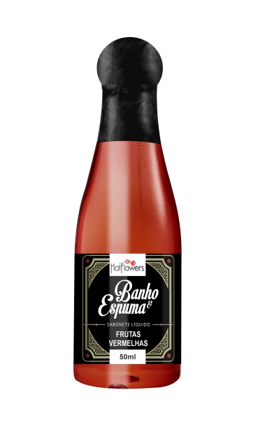 Sabonete Liquido Banho e Espuma Frutas Vermelhas 50 ml