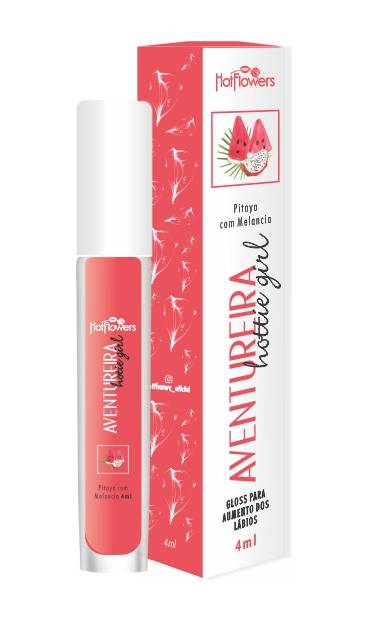 Gloss Aventureira - Pitaya com Melancia Hottie Girl Hot Flowers