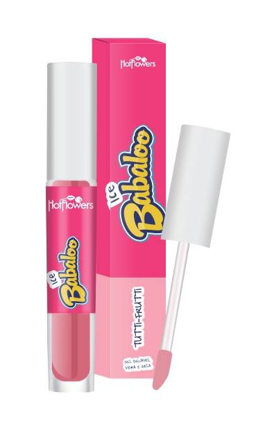 Gloss Ice Babaloo Tutti Frutti Vibra e Gela - Hot Flowers