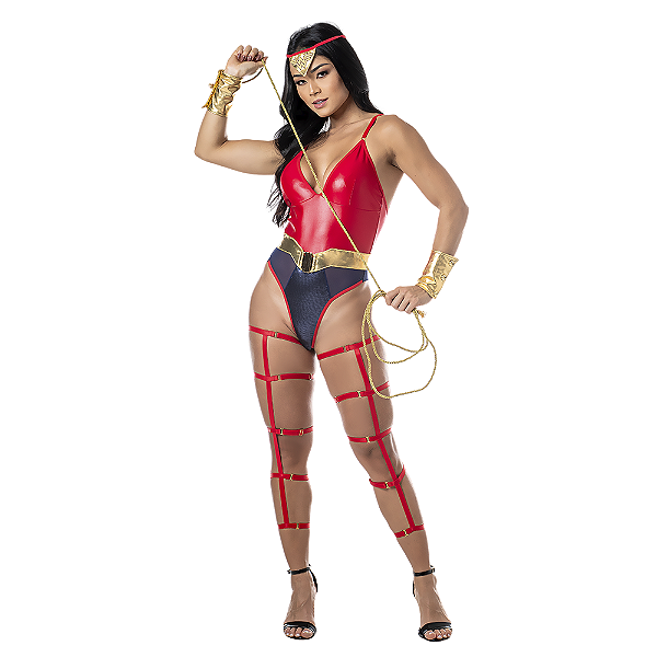 Fantasia Linha Heroínas - MULHER MARAVILHA