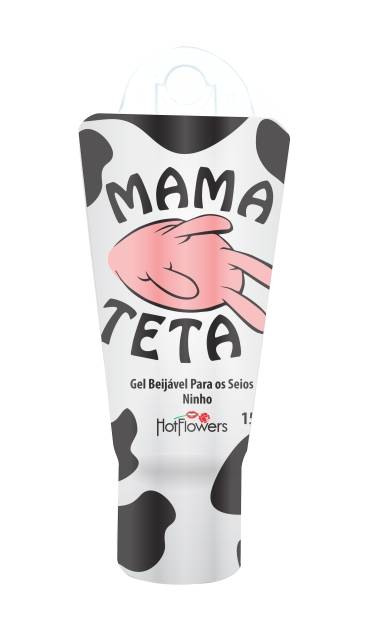 Mama Teta Gel Beijável para os Seios 15g Hot Flowers