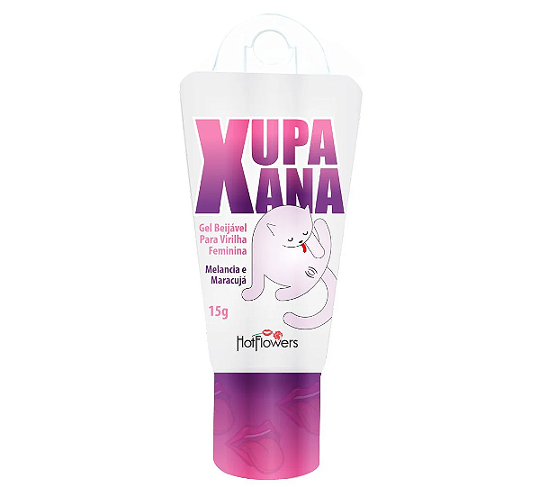 Xupa Xana - Gel Beijável para Virilha Feminina 15G Hot Flowers
