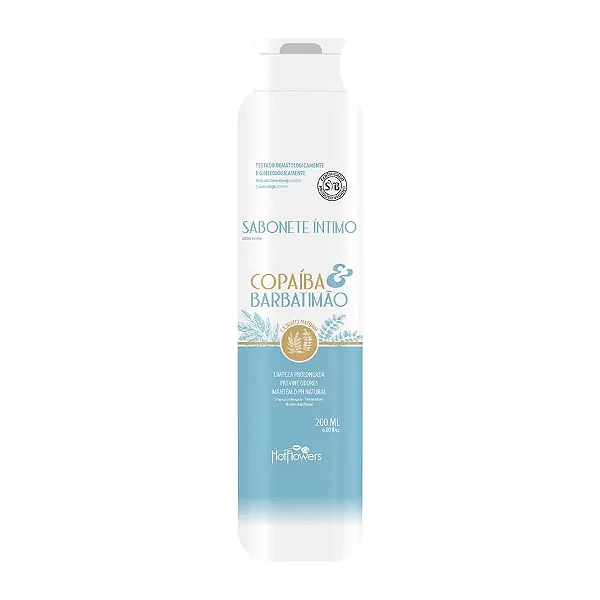 Sabonete Íntimo de Copaíba e Barbatimão com Ação Cicatrizante 200ml Hot Flowers