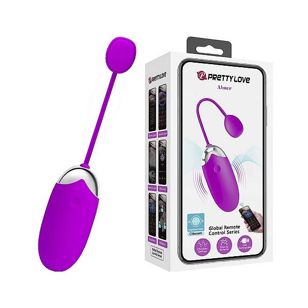 Vibrador controle Smartphone pelo App - Abner Vinho Pretty Love