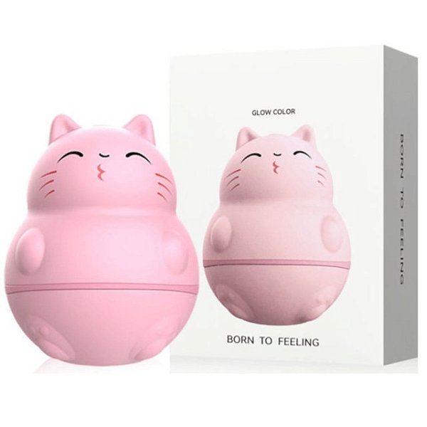 Born to feeling - Vibrador Gato Com Lingua Estimuladora 12 Funções De Vibração