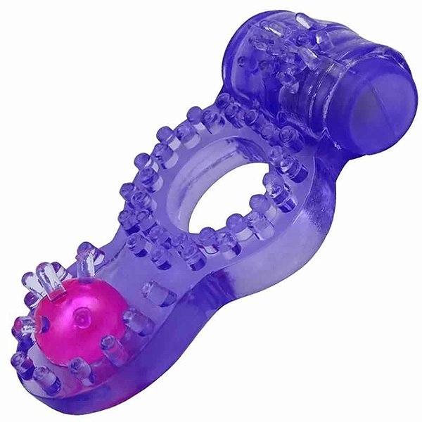 Anel Vibrador Com Pérola Estimuladora