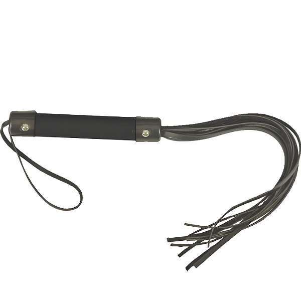 Chicote Sensual Preto Hot Flowers