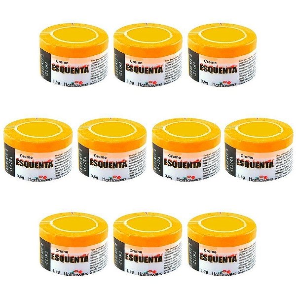 Creme Excitante Esquenta - Kit c/10 Und