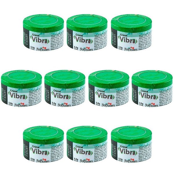 Creme Excitante Vibra - Kit c/10 Und