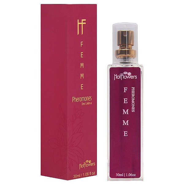 Femme Perfume Feromônio Feminino 30ml Hot Flowers