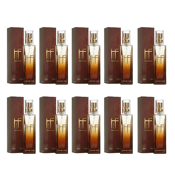 Deo Colonia HF Homme Pher Perfume com Feromônio - Kit 10UN