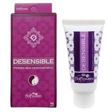 Desensible Gel Anal Lubrificante Hot Flowers