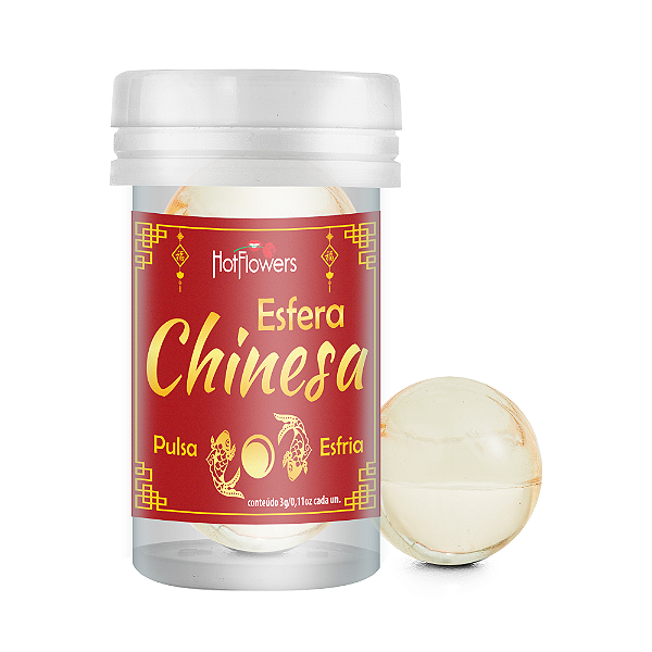 HOT BALL ESFERA CHINESA - Esfera Chinesa Pulsa e Esfria Hot Flowers
