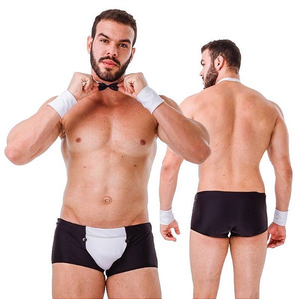 Fantasia Masculina - Barman Sem Vergonha - Hot Flowers