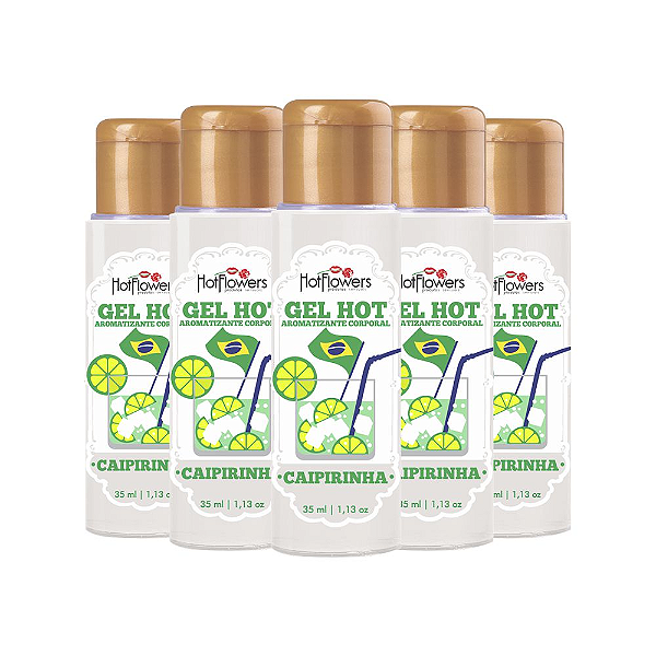 Gel Aromatizante Caipirinha 35ml - Embalagem c/ 10und.