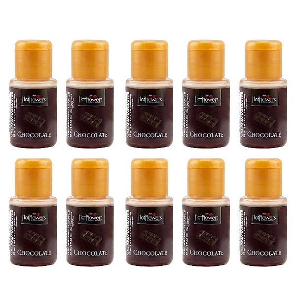 Gel Aromatizante Chocolate 15ml - Kit c/10 Und