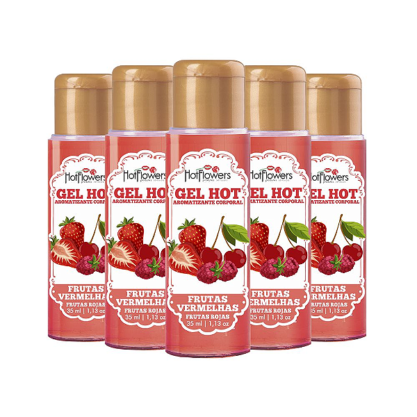 Gel Aromatizante Frutas Vermelhas 35ml - Embalagem c/10 und.