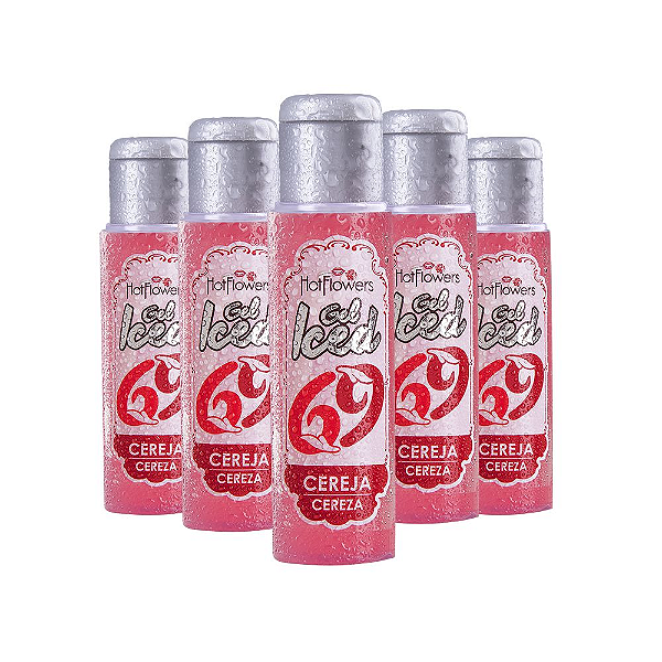 Gel Aromatizante ICED Cereja 35ml - Embalagem c/ 10 unidades