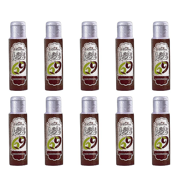 Gel Aromatizante ICED Chocomenta 35ml - Embalagem c/ 10 unid.