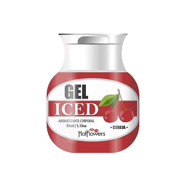 Gel Aromatizante Iced Morango 35ml Hot Flowers