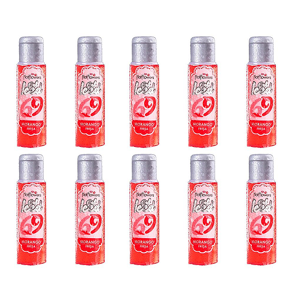 Gel Aromatizante Iced Morango 35ml - Kit c/10 Und