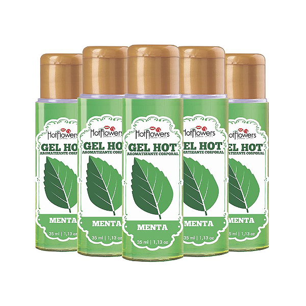 Gel Aromatizante Menta 35ml - Embalagem c/ 10 und.
