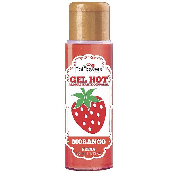 Gel Aromatizante Morango 35ml Hot Flowers