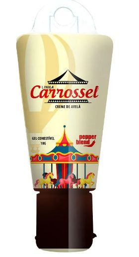 Gel comestivel carrossel Creme de avelã 18gr Pepper blend