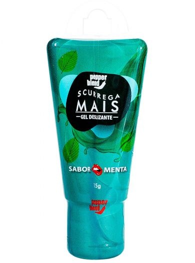 Gel Comestível Scurrega Mais Menta 15g Pepper Blend