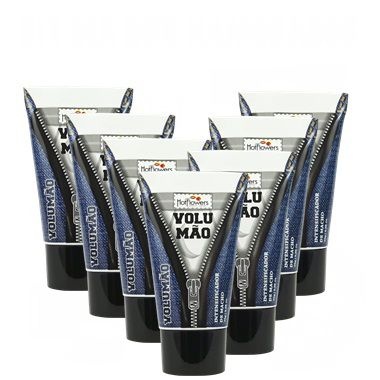 Gel Excitante Masculino Volumão 25gr Hot Flowers Embalagem c/ 10 unid.