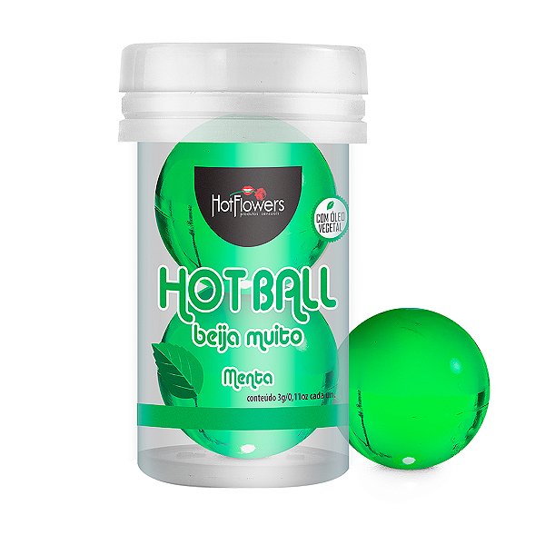 Hot Ball Dupla Beija Muito - Menta Hot Flowers