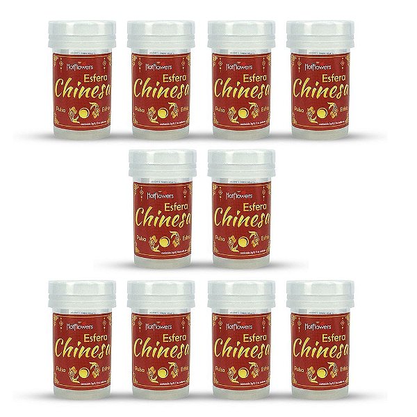 Hot Ball Esfera Chinesa - Kit Com 10 Hot Flowers
