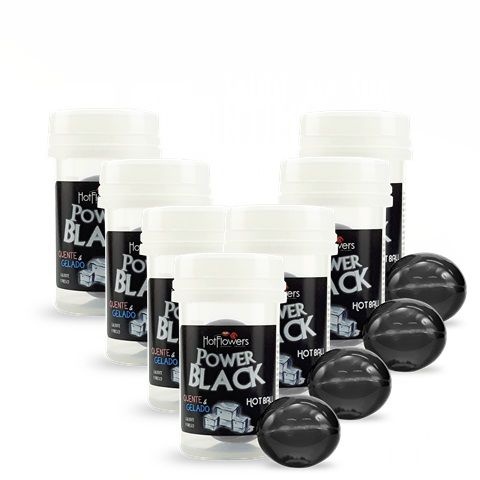 Hot ball Power Black Embalagem c 10/ unid.  Hot Flowers