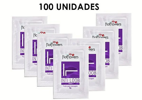 Inti Loob Gel Umectante Corporal  Sachê 8g 100 unid. Hot Flowers