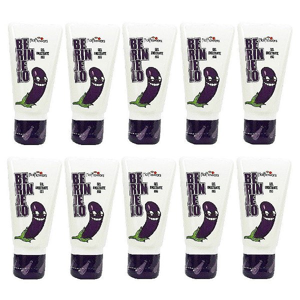 Kit "Berinjelo" - Emb. c/ 10 und. Hot Flowers