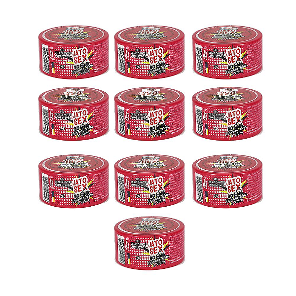Kit Gel Comestível Jato Sex Boom Esquenta, Gela e Vibra 7g - Emb. c/ 10 und. Pepper Blend