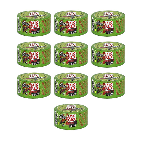 Kit Gel Comestível Jato Sex Esquenta e Vibra 7g - Emb. c/10 und. Pepper Blend