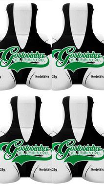 Kit Gostosinha Gel Comestível Hortelã ICED 25gr - Emb. c/10 und. Pepper Blend