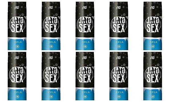 Kit Jato Sex Gela Gel Comestível Retardante  18ml - KIT c/10und. Pepper Blend