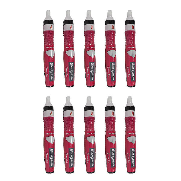 Kit Me Siga Gel Comestível Cereja Ice 20gr - Emb. c/10 und. Pepper Blend