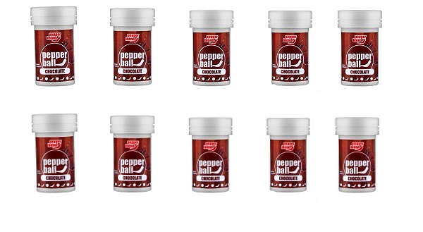 Kit  Pepper Ball Chocolate - Emb. c/10 und. Pepper blend