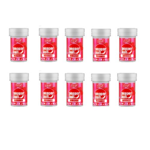 Kit Pepper Ball Morango - Emb. c/ 10 und Pepper Blend