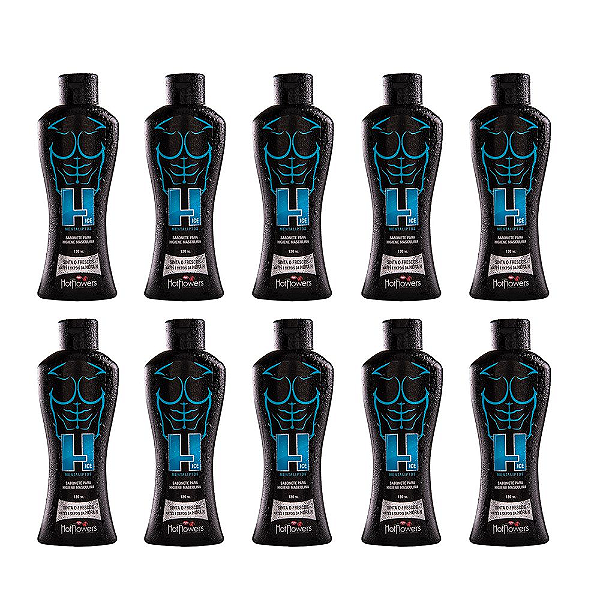 Kit Sabonete Higiene Masculina H Ice 130ml - emb. c/10 und. Hot Flowers