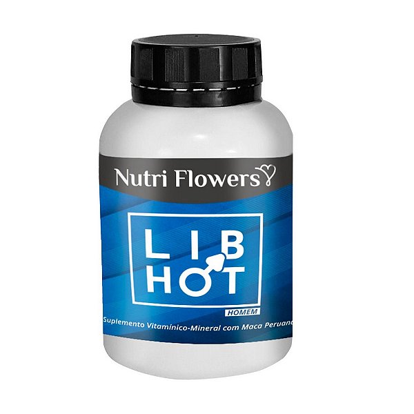 Lib Hot Homem - 60 Capsulas Hot Flowers